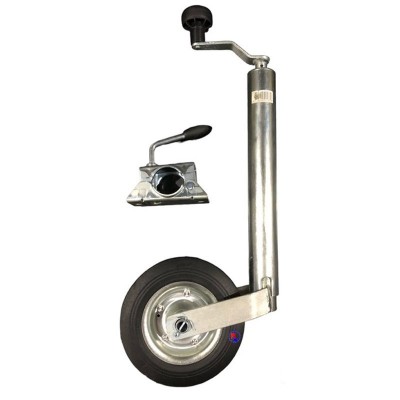 Roue jockey avec collier Diamètre 48 - Remorque ML
